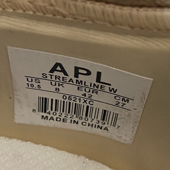 New APL Streamline Sneakers in Rose Dust/Champagne/White Sz 10.5 - Picture 11 of 11